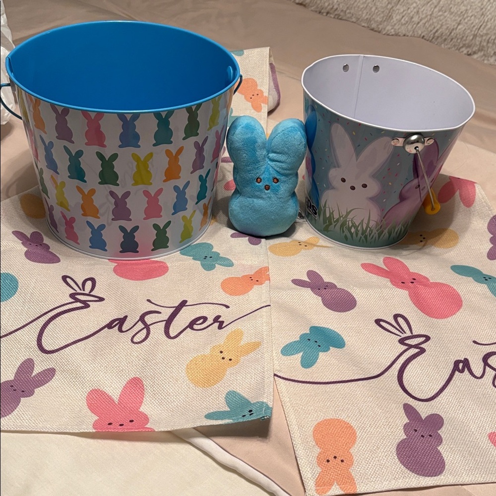 Peeps Easter Pails & Table Runner